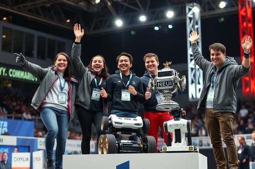 NEUI Students Win International Robotics Competition